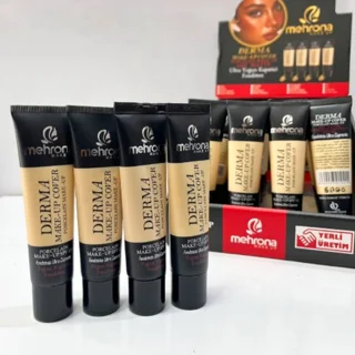 کرم پودر تیوپی مهرونا مدل Derma Make-Up Cover SPF15